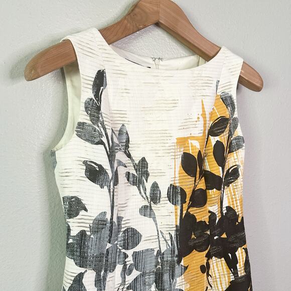 Lafayette 148 New‎ York Faith Trellis Sleeveless Sheath Dress women’s Size 2 - Picture 3 of 12